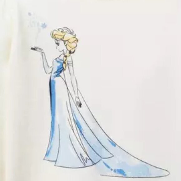 Enchanting Disney Inspired Janie & Jack Lovely Frozen Elsa Sweater NWT size 8 - Picture 2 of 7